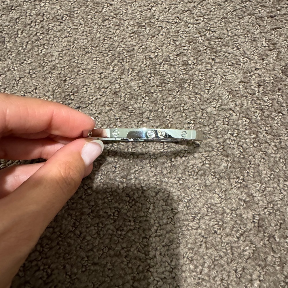 Thin love bracelet